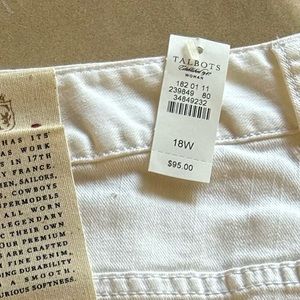 Talbots white jeans